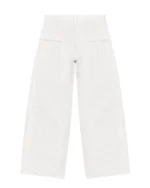 Reaven White Linen Pleated Pants (6)