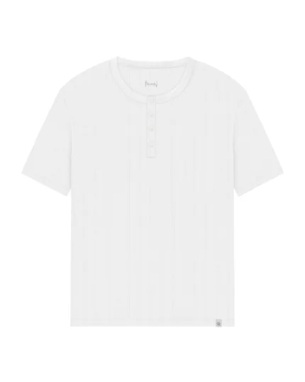 Reaven White Serafino Slim T Shirt (1)