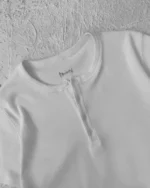 Reaven White Serafino Slim T Shirt (4)