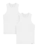 Reaven White Stamp Tank Two Pack (1)