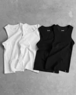 Reaven White Stamp Tank Two Pack (2)