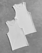 Reaven White Stamp Tank Two Pack (6)