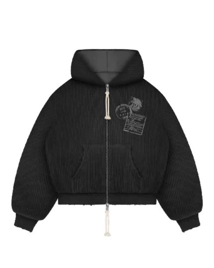 reaven felpa zip nera (2)