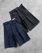 reaven raw black tailored jorts (2)
