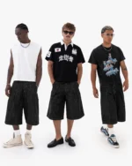 reaven raw black tailored jorts (7)