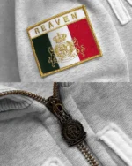 Reaven Azzurri Full Zip Heather Grey (3)