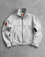 Reaven Azzurri Full Zip Heather Grey (4)