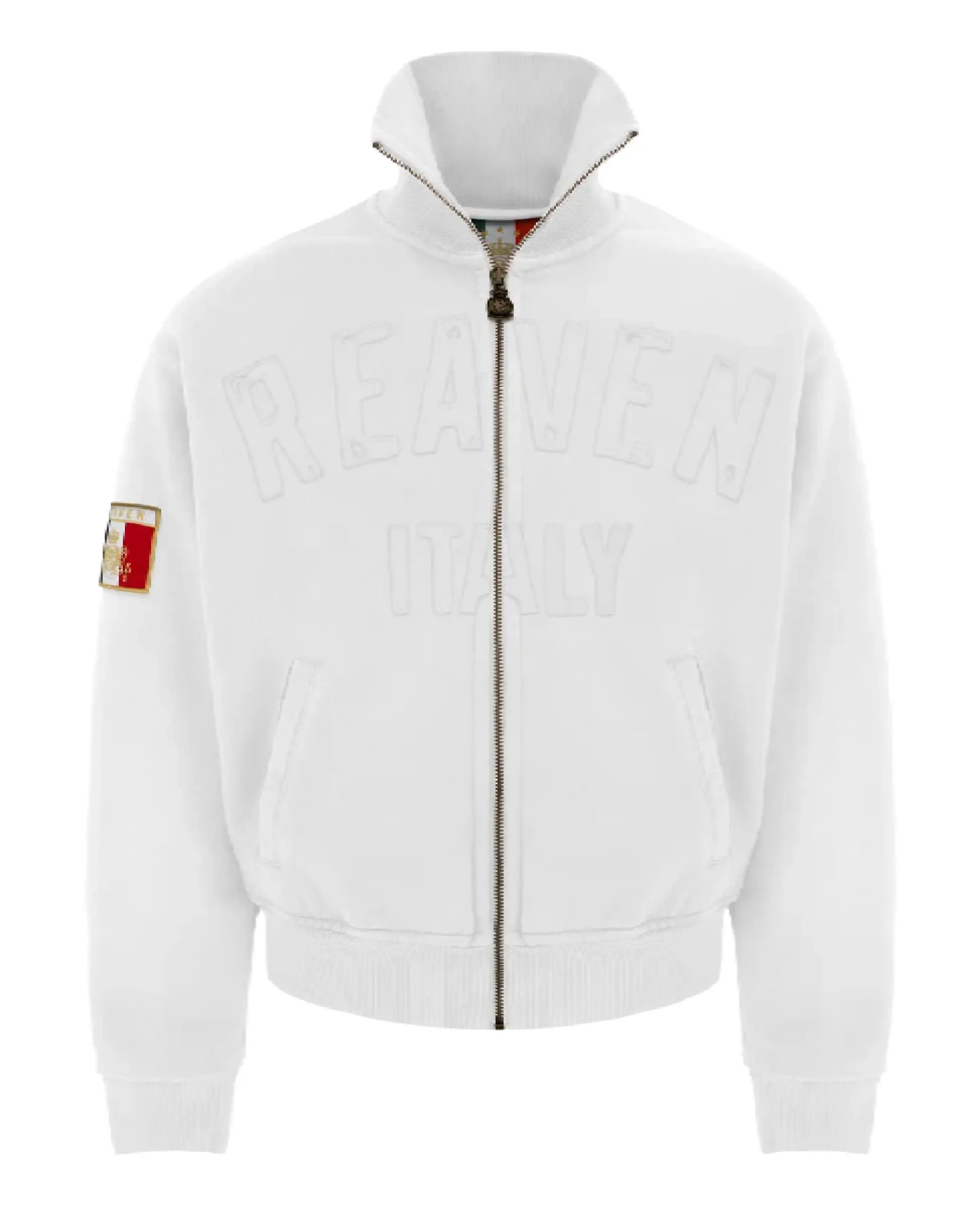 Reaven Azzurri Full Zip White (1) Reaven Azzurri Full Zip White (1)