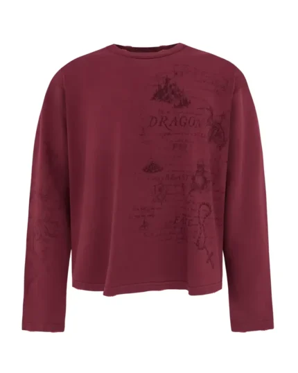 Reaven Saint George Longsleeve Burgundy (1)