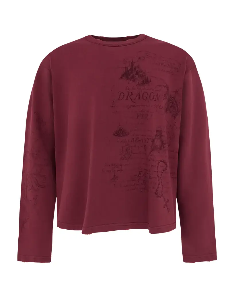 Reaven Saint George Longsleeve Burgundy (1) Reaven Saint George Longsleeve Burgundy (1)