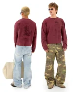 Reaven Saint George Longsleeve Burgundy (6)