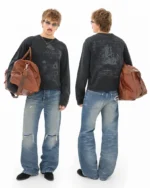 Reaven Saint George Longsleeve Washed Black (5)