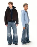 Reaven Bootcut Denim Jeans Shinkai (6)