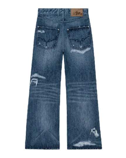 Reaven Bootcut Denim Jeans Shinkai (7)