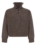 Reaven Funnel Neck Knit Mocha (1)