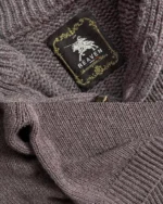 Reaven Funnel Neck Knit Mocha (5)