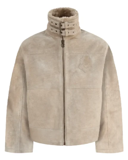 Reaven Shearling Jacket Earth Sand (11)