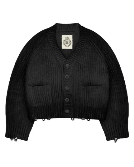 Reaven Sunfaded Cardigan Black (1)