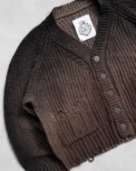 Reaven Sunfaded Cardigan Brown (5)