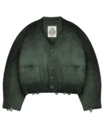 Reaven Sunfaded Cardigan Green (1)