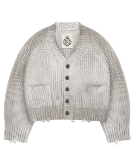 Reaven Sunfaded Cardigan Grey (1)