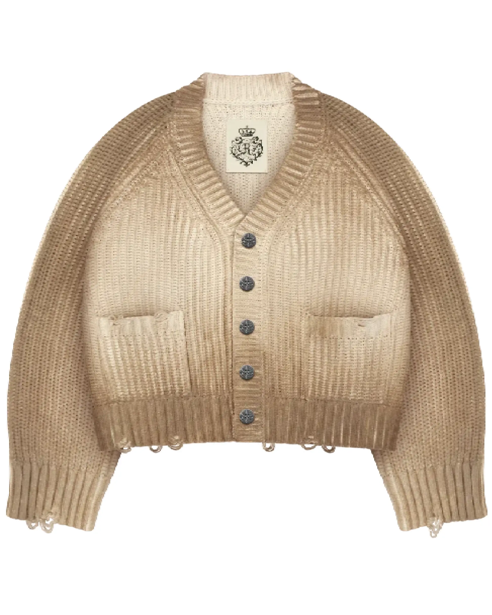 Reaven Sunfaded Cardigan Sand (1) Reaven Sunfaded Cardigan Sand (1)