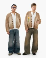 Reaven Sunfaded Cardigan Sand (7)