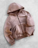 Reaven Thermal Zip Hoodie Cappuccino (3)