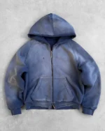 Reaven Thermal Zip Hoodie Deep Navy (5)