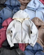 Reaven Thermal Zip Hoodie Sky Blue (2)
