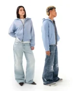Reaven Thermal Zip Hoodie Sky Blue (5)