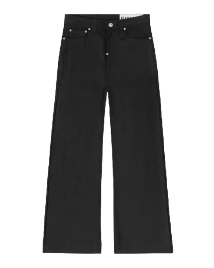reaven bootcut denim jeans raw black (1)