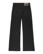 reaven bootcut denim jeans raw black (10)