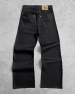 reaven bootcut denim jeans raw black (3)