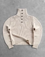 reaven funnel neck knit beige (3)