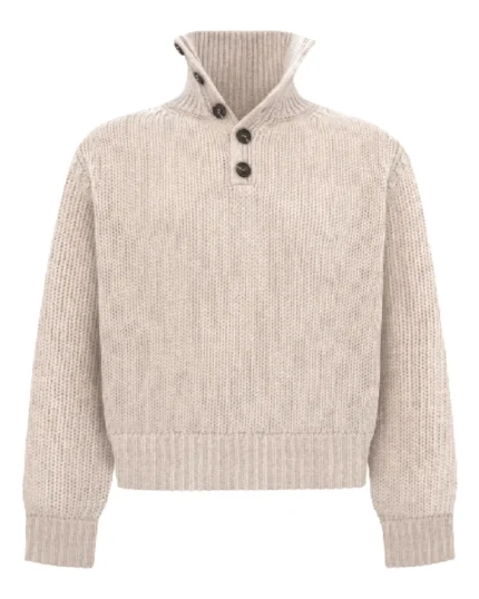 reaven funnel neck knit beige (8)