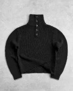 reaven funnel neck knit black (4)