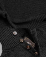 reaven funnel neck knit black (5)