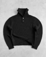 reaven funnel neck knit black (6)
