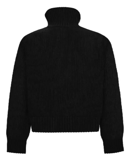 reaven funnel neck knit black (8)