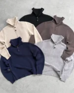 reaven funnel neck knit navy (3)