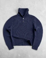 reaven funnel neck knit navy (6)