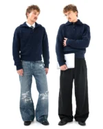 reaven funnel neck knit navy (7)