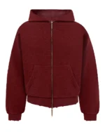 reaven thermal zip hoodie burgundy (10)