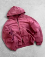 reaven thermal zip hoodie burgundy (3)
