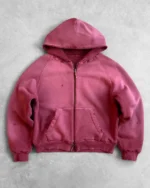 reaven thermal zip hoodie burgundy (6)