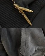 reaven thermal zip hoodie washed black (4)