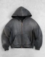 reaven thermal zip hoodie washed black (6)