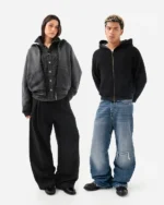 reaven thermal zip hoodie washed black (7)
